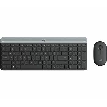 Bežični desktop komplet MK470 Slim Wireless crna