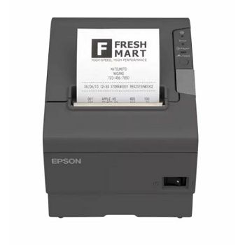 REFURBISHED - POS printer Epson TM-T88V, termalni USB, crni (JAMSTVO: 12 MJ.)