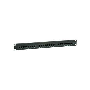 Roline VALUE Cat.5e 19" Patch Panel 24-porta UTP, crni