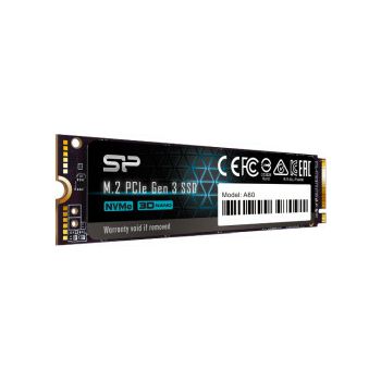 Silicon Power A60 1TB M.2 2280 PCIe Gen3x4 & NVMe 1.3, SLC, R/W: 2200/1600MB/s