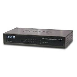 PLANET Gigabit Preklopnik (Switch) 8-port 10/100/1000Mbps, metalno kućište