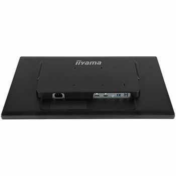 IIYAMA Monitor LED PROLITE T2452MSC-B1 24” PCAP multi-touch edge-to-edge glass and anti fingerprint coating IPS Full HD 400 cd/m² HDMI DP Speakers